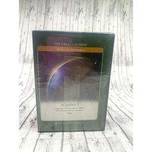 The Great Courses - Algebra 1 Part 1 2 3 - No Guidebook SEALED NEW